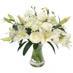 Σύνθεση με Λευκό Τριαντάφυλλο