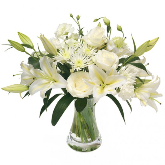 Σύνθεση με Λευκό Τριαντάφυλλο