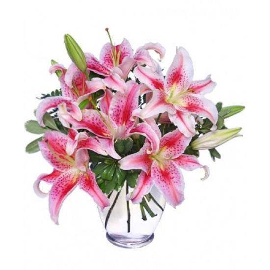 Ανθοδέσμη από Κλωνάρια Stargazer